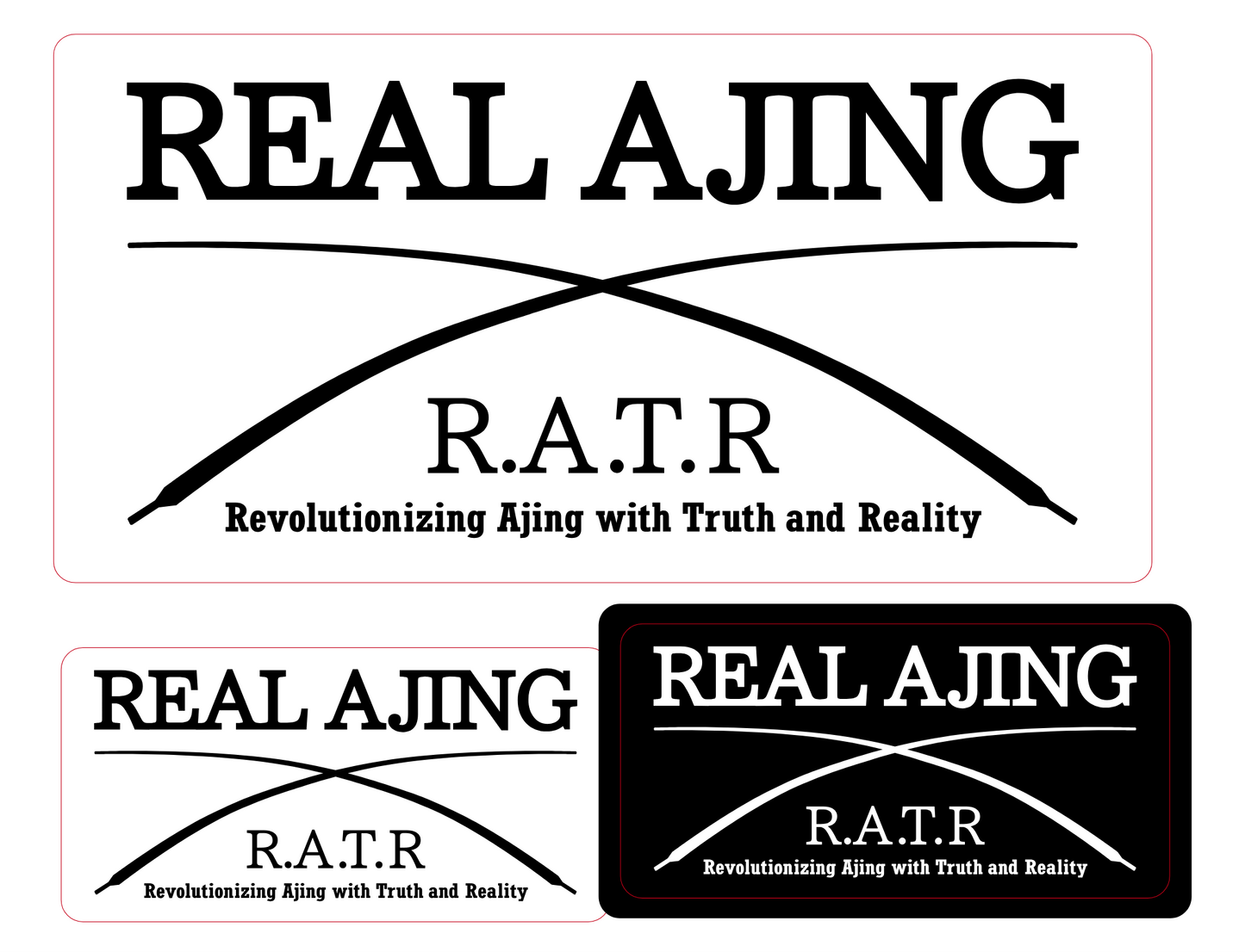 REAL AJINGステッカー3カット