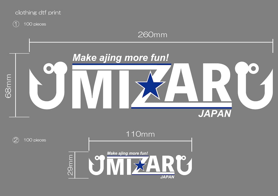 MIZAR ロゴプリントシート